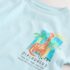 Blue Dinosaur Short Sleeve Back Print T-Shirt 1