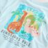 Blue Dinosaur Short Sleeve Back Print T-Shirt 2