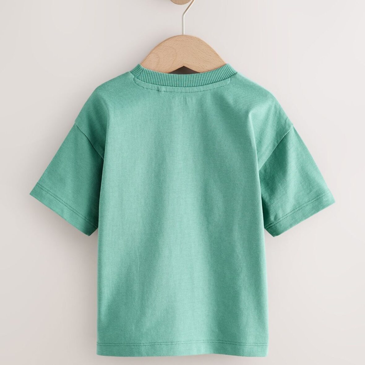 Blue Green Fruit Stall Short Sleeve Appliqué T-Shirt 3