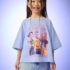 Blue KPOP Demon Hunters Short Sleeve T-Shirt 3