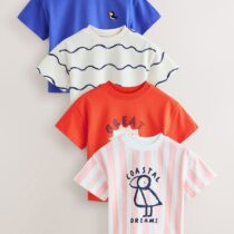 Blue/Pink T-Shirts 4 Pack 4