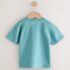 Blue Rocketship Short Sleeve Interactive T-Shirt 1