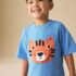 Blue Tiger Short Sleeve Interactive T-Shirt 3