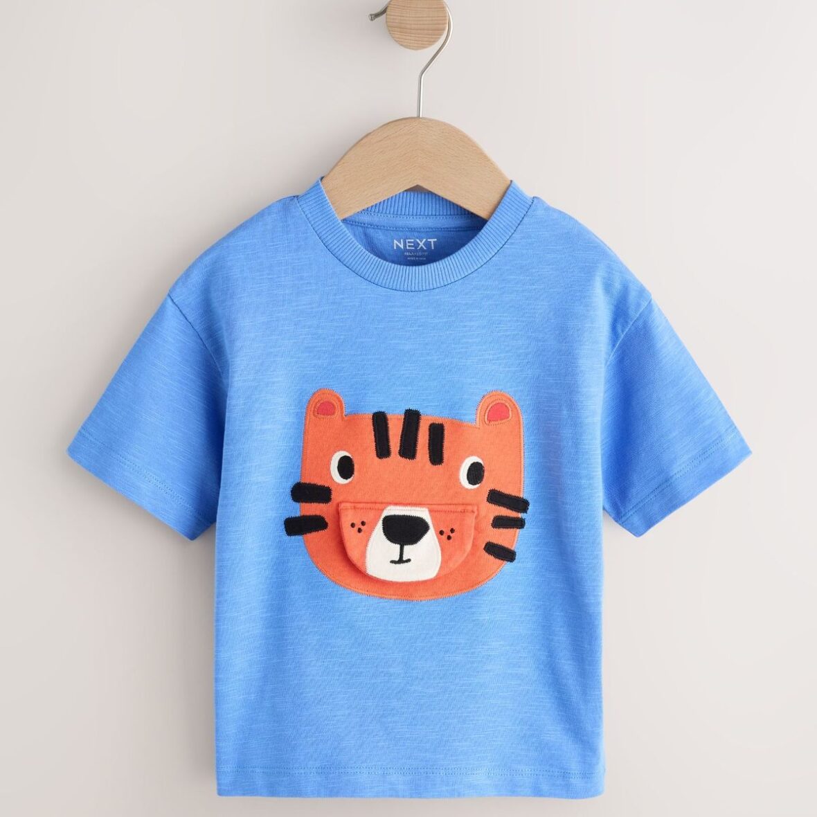 Blue Tiger Short Sleeve Interactive T-Shirt (3mths-7yrs)