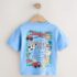 Blue Village Fete Short Sleeve Back Print T-Shirt 1