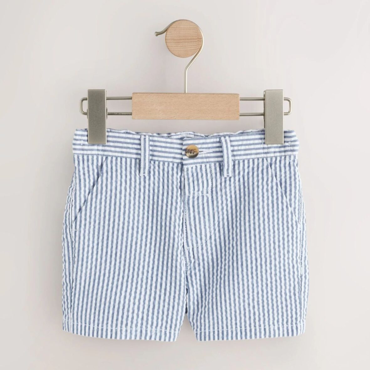 Blue/White Stripe Chino Shorts (3mths-7yrs)