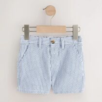 Blue/White Stripe Chino Shorts 4