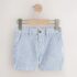 Blue/White Stripe Chino Shorts 4