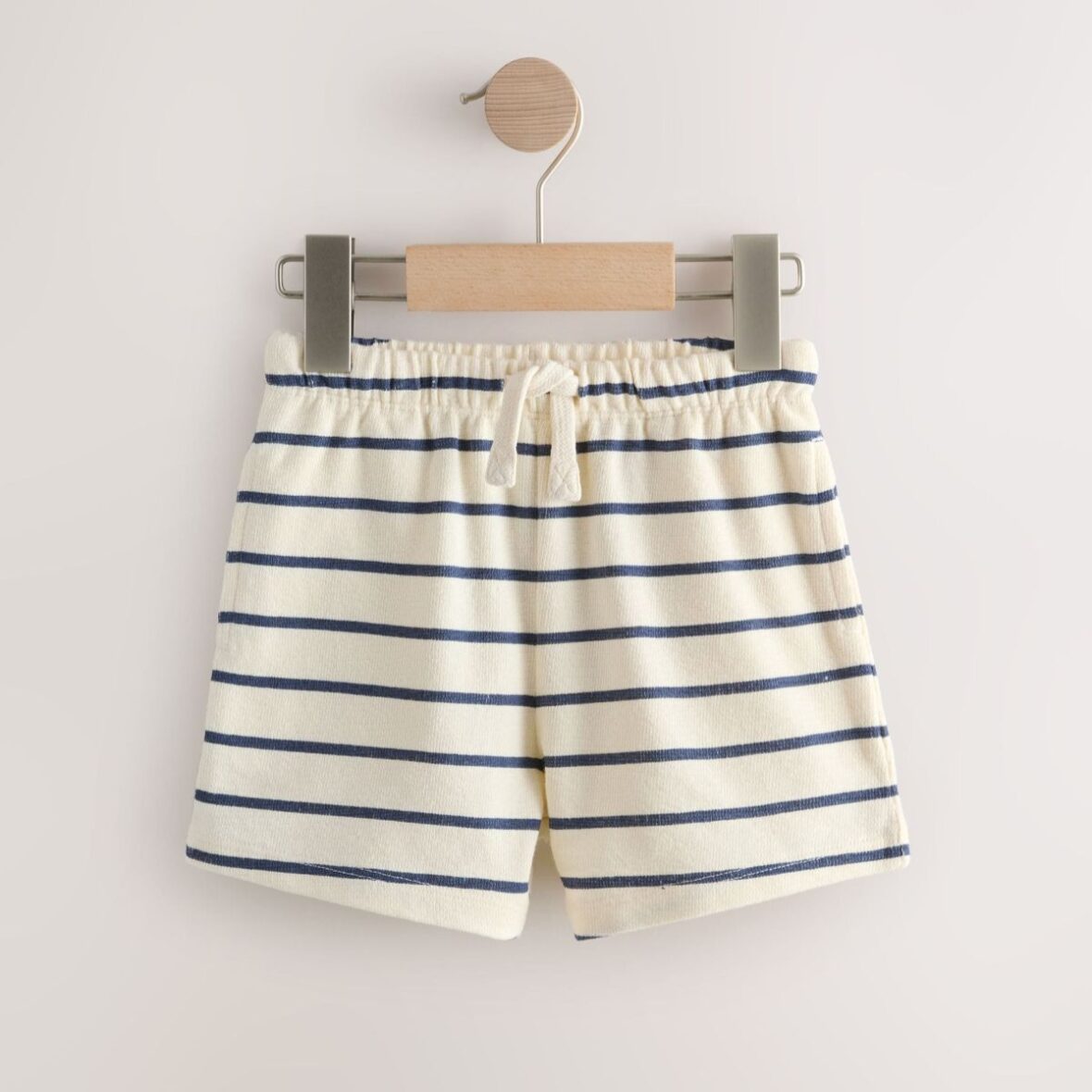 Blue/White Stripe Textured Shorts (3mths-7yrs)
