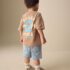 Brown Beach Vibes Short Sleeve Back Print T-Shirt 2