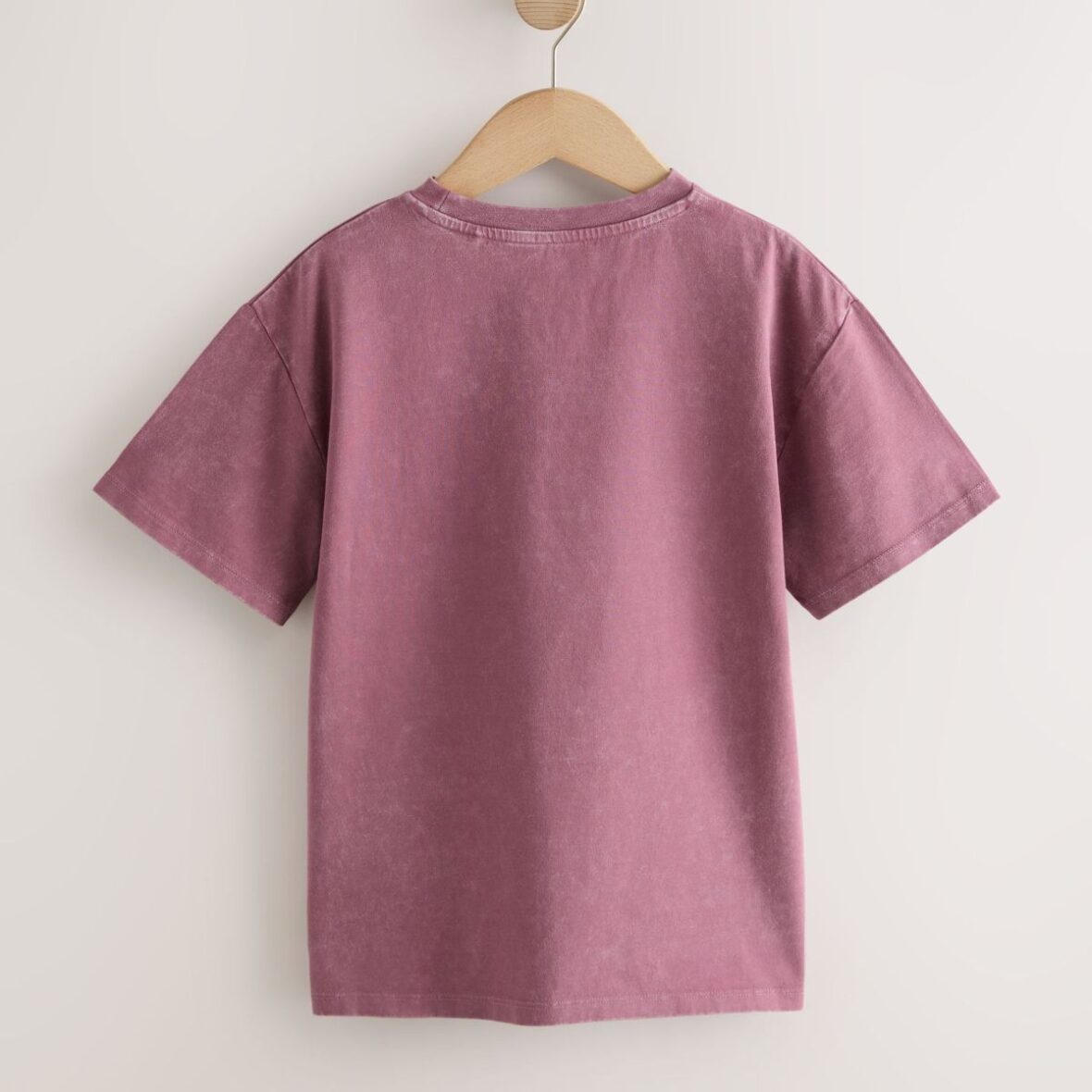 Burgundy Mickey Mouse Oversized License Graphic T-Shirt 3