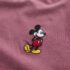 Burgundy Mickey Mouse Oversized License Graphic T-Shirt 3