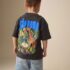 Charcoal Grey Sao Paulo Short Sleeve Back Print T-Shirt 4
