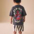Charcoal Grey Spider-Man T-Shirt And Shorts Set 4