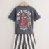 Charcoal Grey Spider-Man T-Shirt And Shorts Set 2