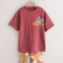 Chocolate Brown Lilo & Stitch License T-Shirt and Cycle Shorts Set 2