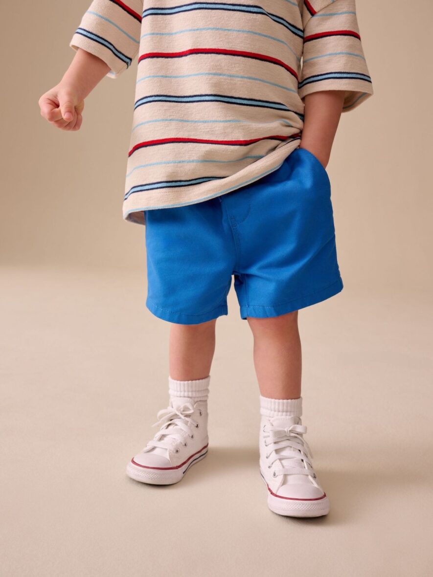 Cobalt Blue Pull On Shorts 1
