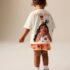 Coral/Ecru Disney Moana Short Sleeve Top and Shorts Set 3