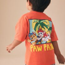 Coral/Tan Paw Patrol Short Sleeve T-Shirt 1