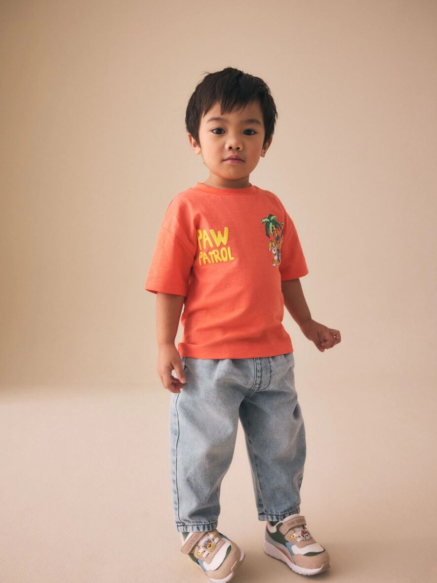 Coral Tan Paw Patrol Short Sleeve T-Shirt 2