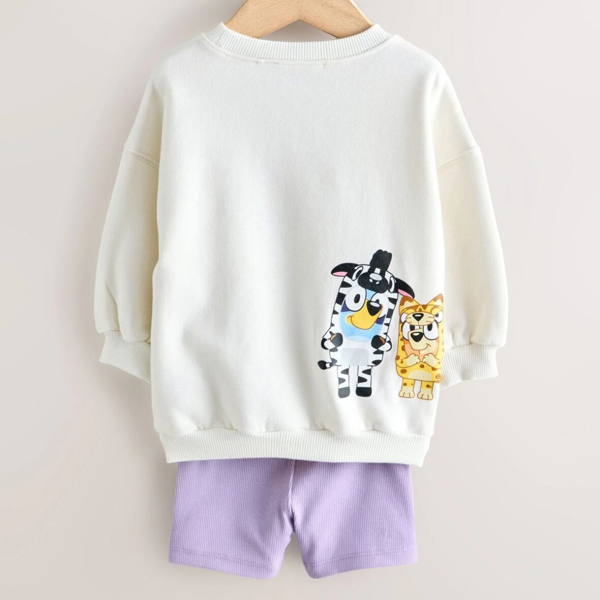 Cream Bluey Shorts Set 4