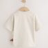 Cream Dinosaur Short Sleeve Interactive T-Shirt 2