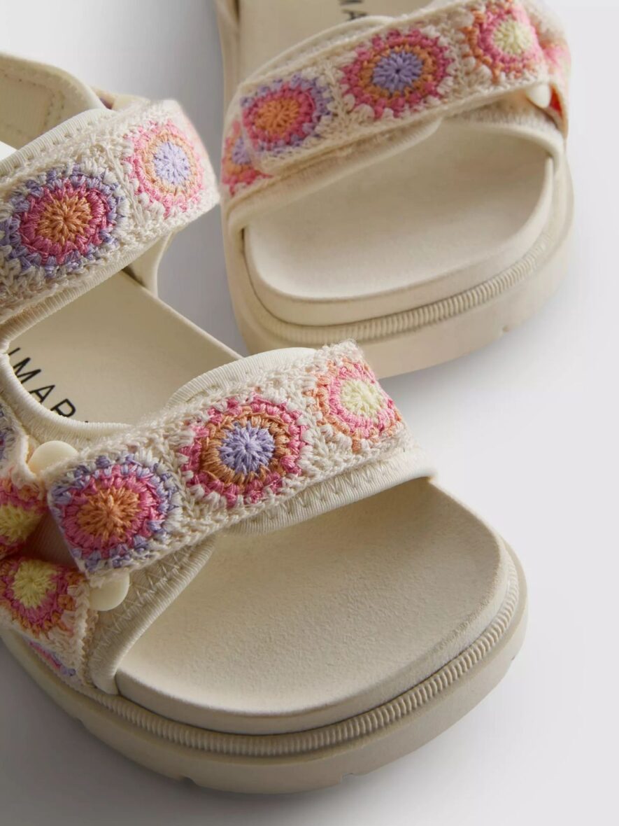 Crochet Double Strap Sandals 5