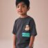Dark Grey Mickey Mouse Short Sleeve T-Shirt 1