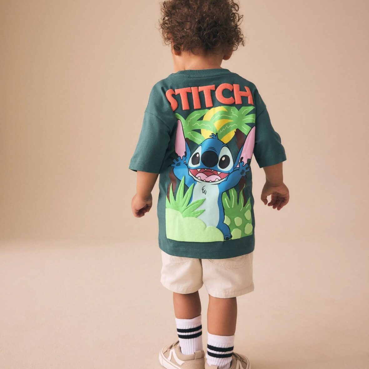 Dark Teal Lilo & Stitch Short Sleeve T-Shirt (3mths-8yrs)