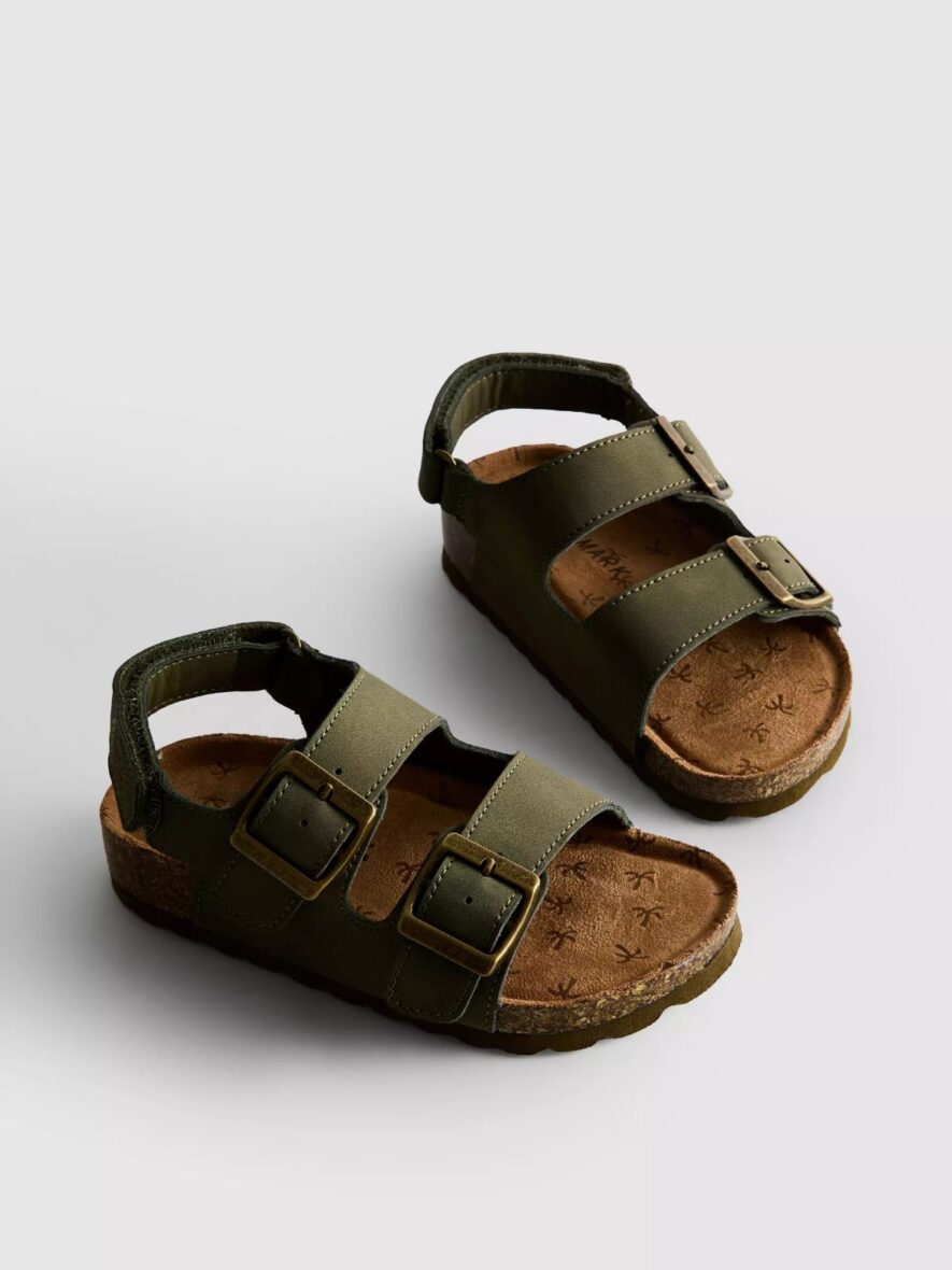 Double Buckle Strap Sandals 2