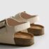 Doub 3le Buckle Strap Sandals Beige