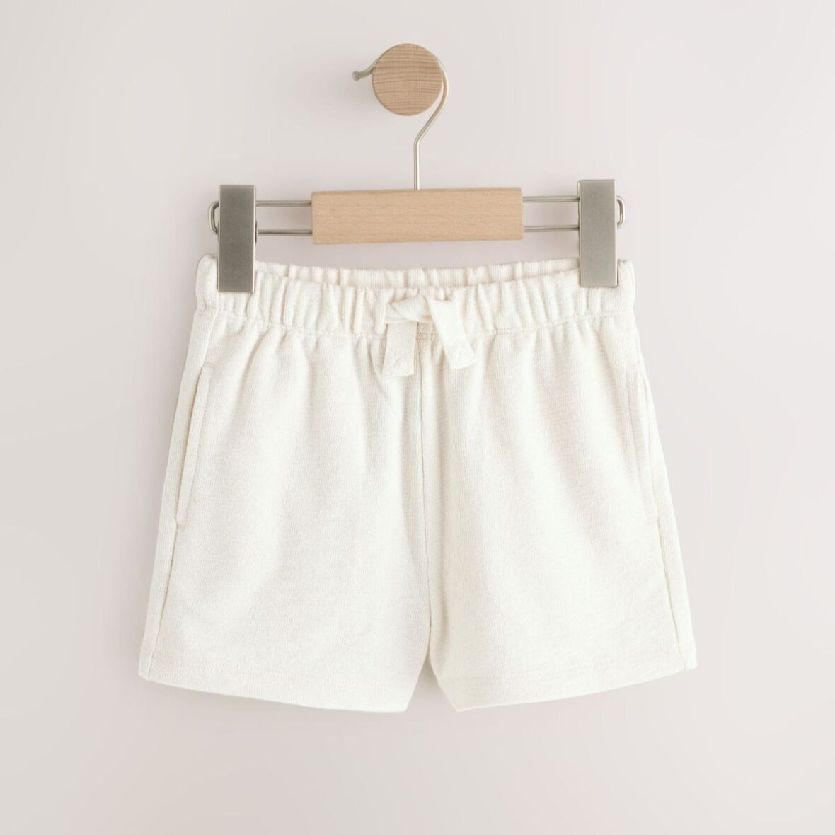 Ecru Textured Shorts (3mths-7yrs)