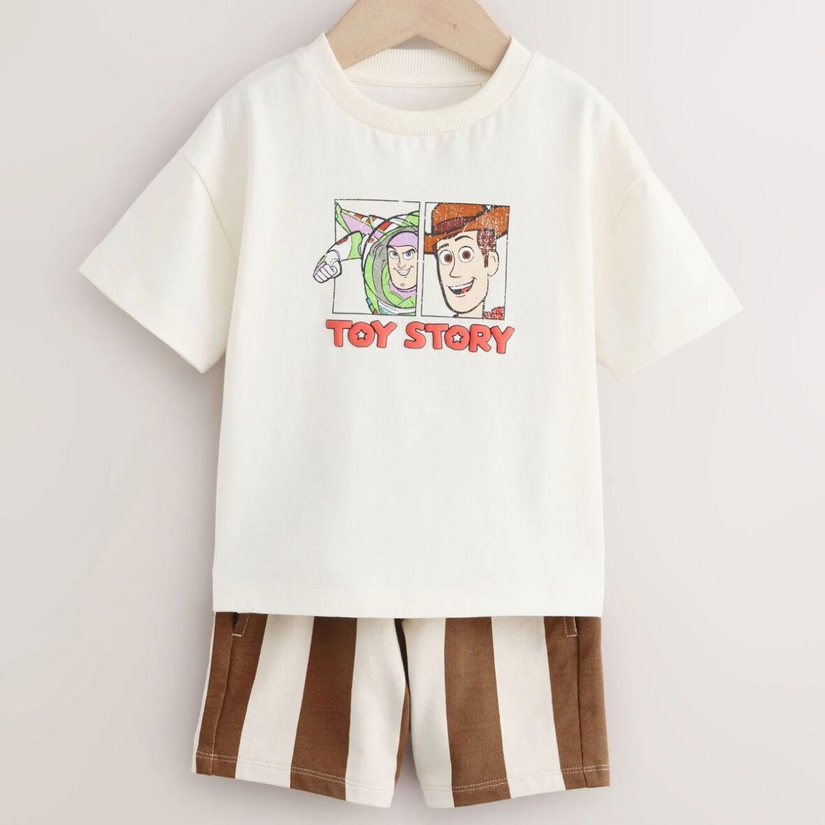 Ecru Toy Story T-Shirt and Shorts Set (3mths-8yrs)
