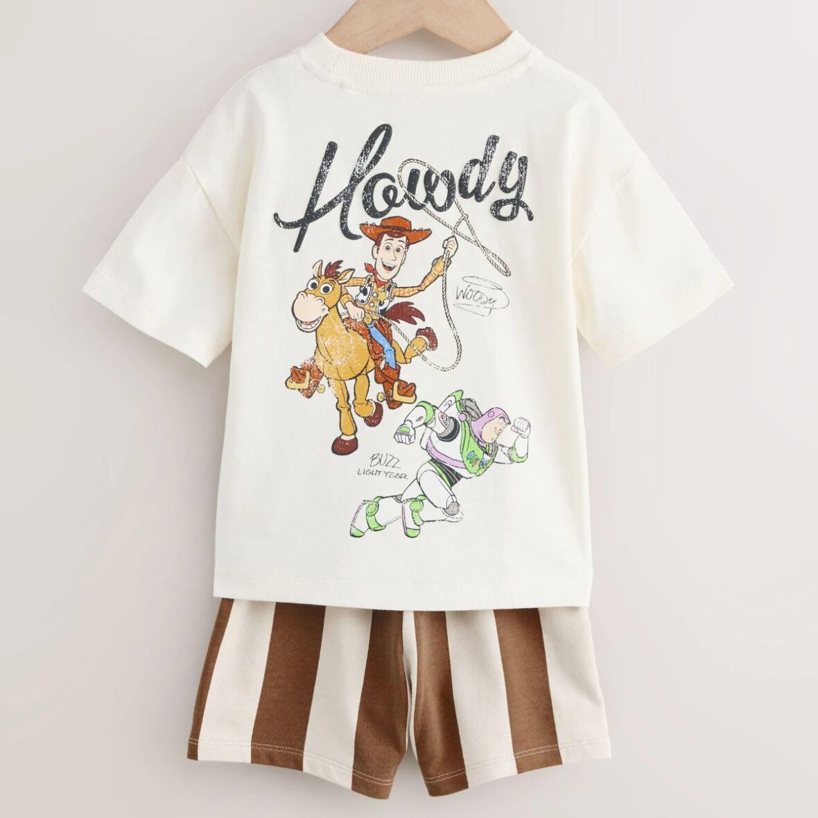 Ecru Toy Story T-Shirt and Shorts Set 4