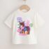 Ecru White Horse Short Sleeve T-Shirt 4