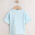 Green/Blue Farm Short Sleeve Appliqué T-Shirt 1
