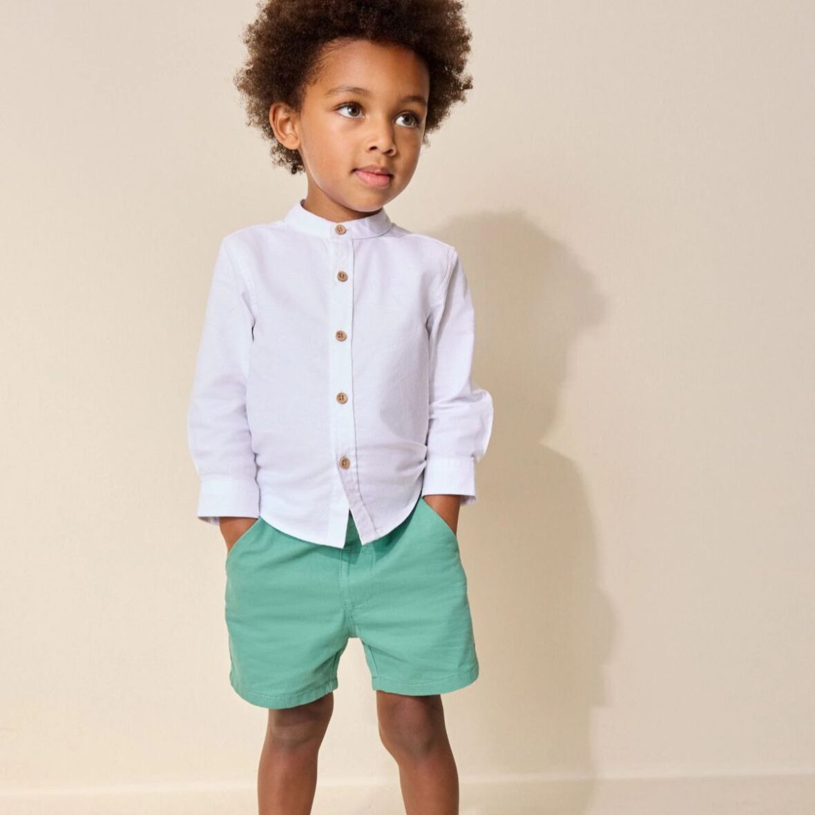 Green Chino Shorts 1
