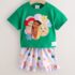Green Disney Princess Shorts Set 1