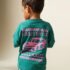 Green/Pink Race Car Short Sleeve Back Print T-Shirt 4