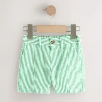 Green/White Stripe Chino Shorts 3