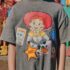 Grey Jessie Jessie Oversized Toy Story Graphic Print T-Shirt 2