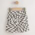 Grey/White Checkerboard Pull On Shorts 1