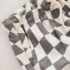 Grey/White Checkerboard Pull On Shorts 2