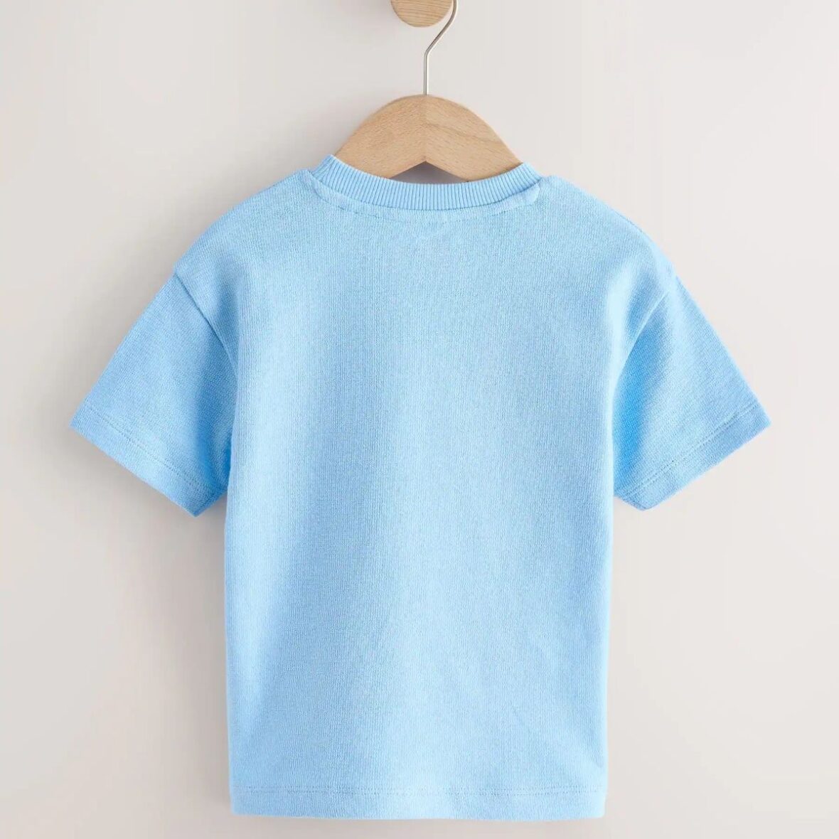 Light Blue Breakfast Trio Short Sleeve Appliqué T-Shirt 3