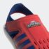 Marvel / SpiderMan Adidas Closed-toe Summer Waterproof Sandals Red 3