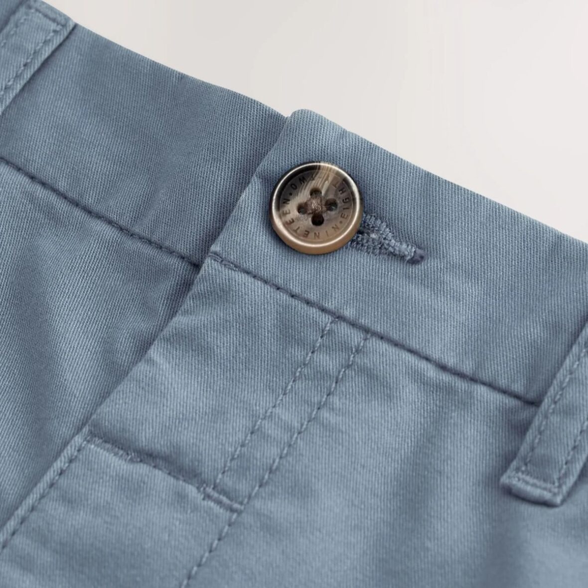Mid Blue Chino Shorts 4