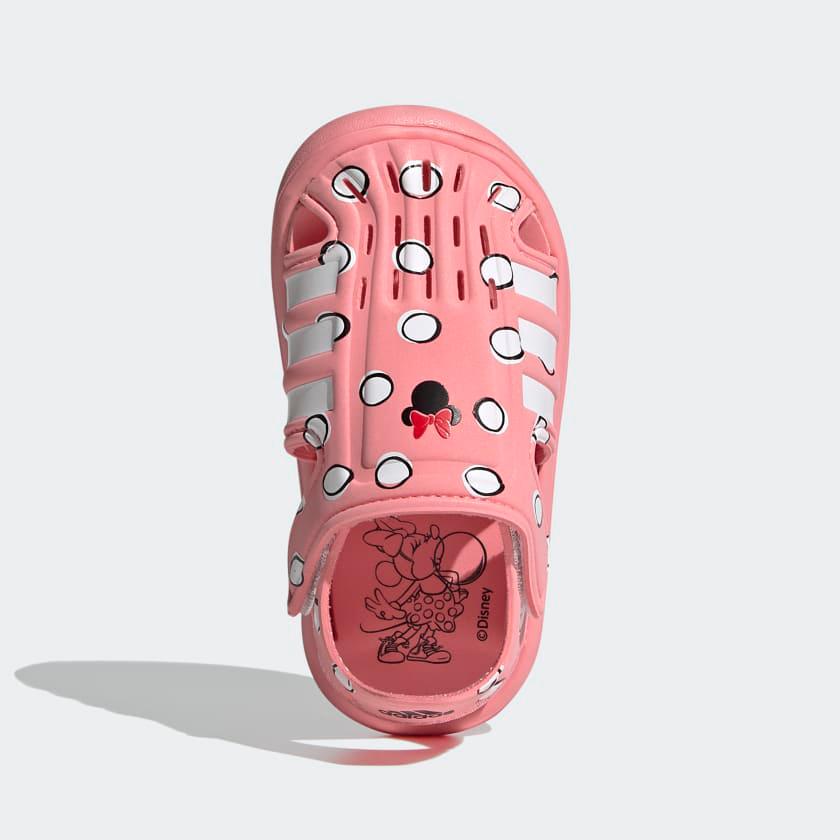 Minnie Mouse Adidas Closed-toe Summer Waterproof Sandals White Pink 2