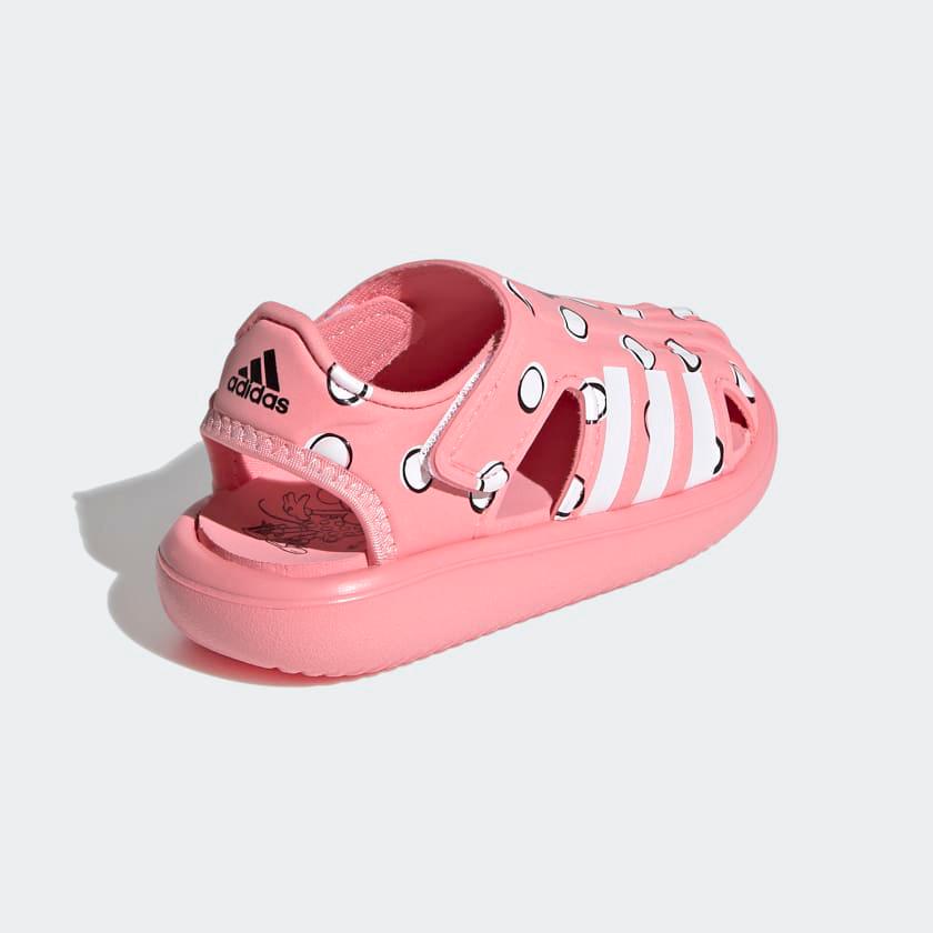 Minnie Mouse Adidas Closed-toe Summer Waterproof Sandals White Pink 4