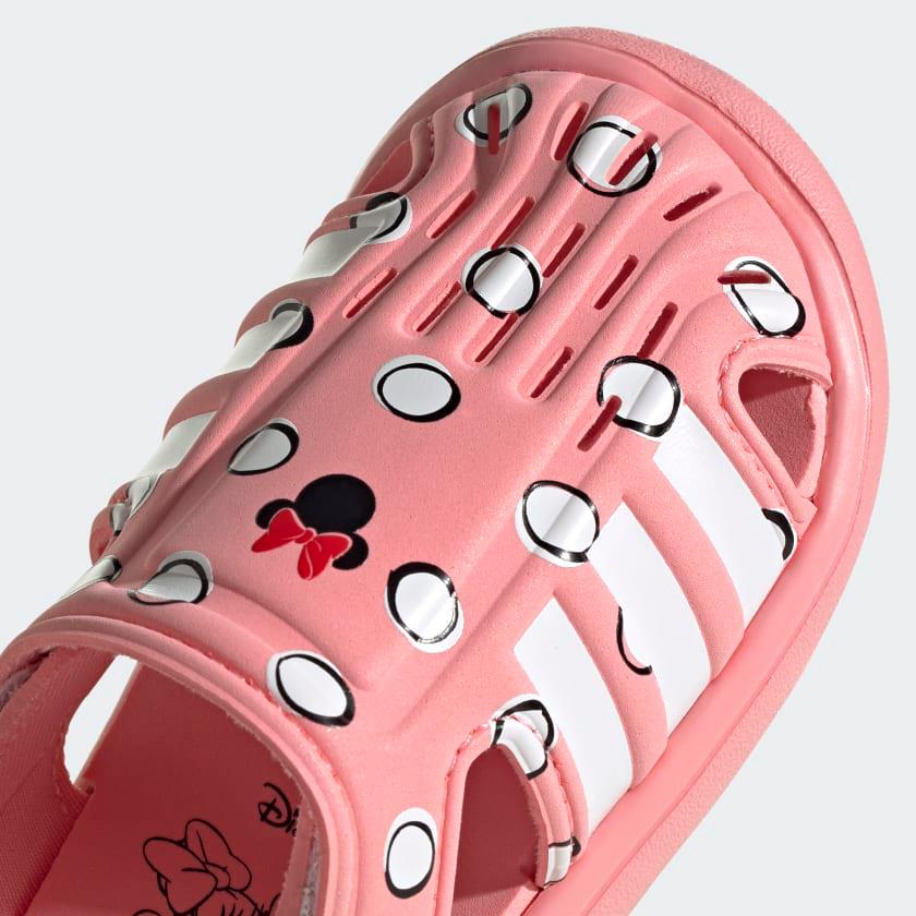 Minnie Mouse Adidas Closed-toe Summer Waterproof Sandals White Pink 7