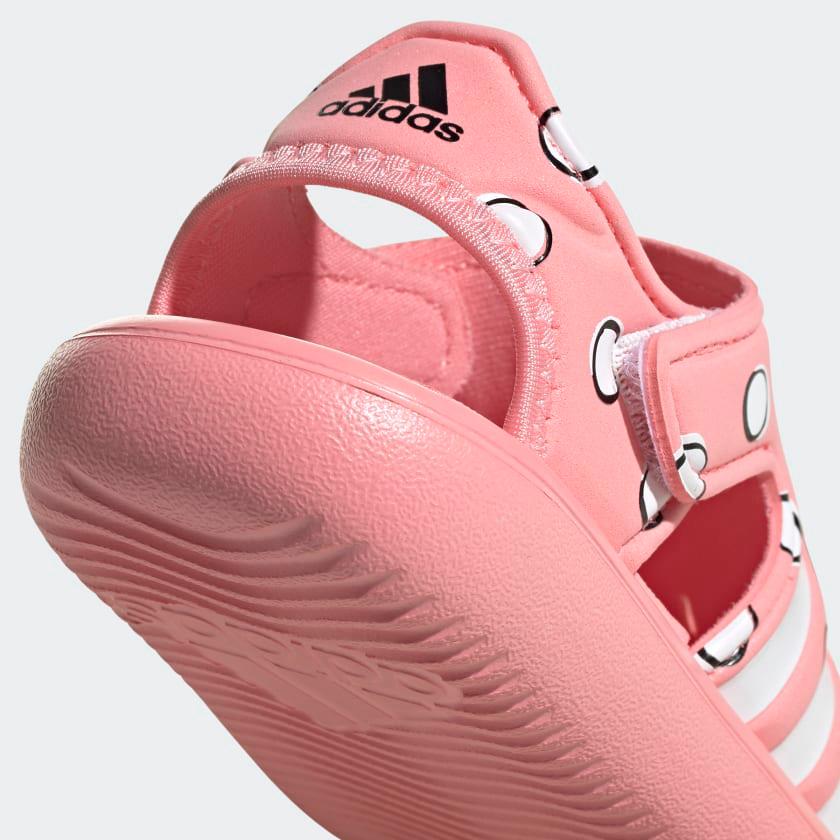 Minnie Mouse Adidas Closed-toe Summer Waterproof Sandals White Pink 8